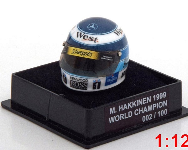 McLaren Helm Weltmeister World Champions Collection (Hakkinen) (L.E.100pcs) M75413 Модель 1:12